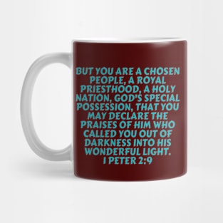 Bible Verse 1 Peter 2:9 Mug